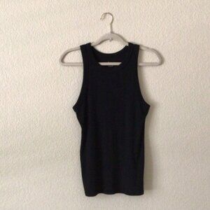 A New Day Scoop Neck Tank Top Black Large